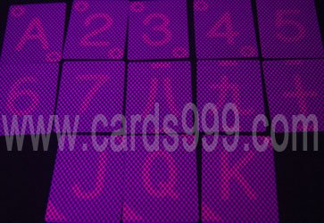 Lichtgevende Bee Marked Cards